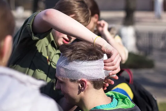 Вінницьких школярів навчали надавати першу долікарську допомогу (Фоторепортаж) — фото 5