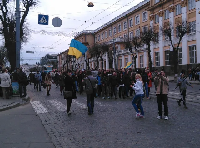 У Вінниці пройшла акція під кодовою назвою «Ла-ла-да-ла-ла-ла-ла-ла!» (Фоторепортаж) + (Відео) — фото 2