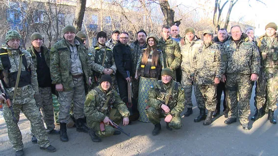 Вінницьких правоохоронців в зоні АТО підтримали піснями та продовольством (Фоторепортаж) — фото 2