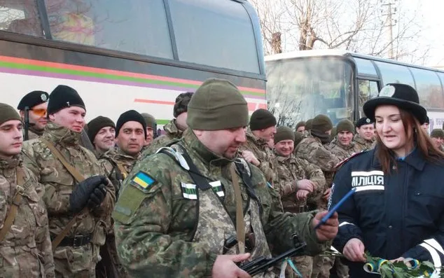 Вінницькі міліціонери повернулися додому із зони АТО (Фото) — фото 1