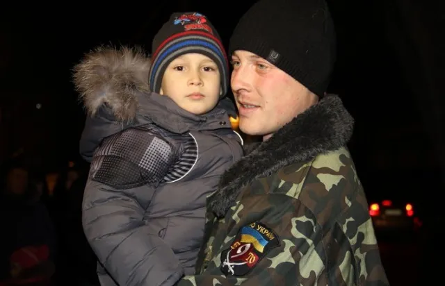 Із зони АТО повернулося 38 бійців колишнього батальйону «Вінниця» (Фото) — фото 1