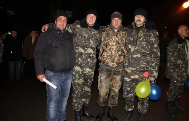 Із зони АТО повернулося 38 бійців колишнього батальйону «Вінниця» (Фото) — фото 4