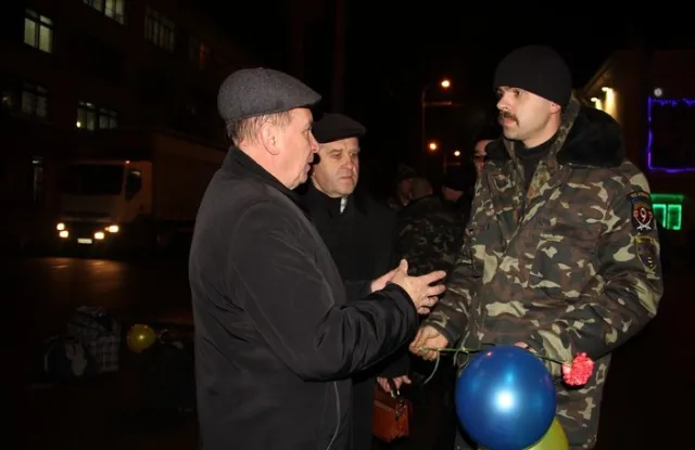 Із зони АТО повернулося 38 бійців колишнього батальйону «Вінниця» (Фото) — фото 5
