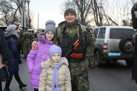 Вінницькі міліціонери повернулися із зони АТО (Фоторепортаж) + (Відео) — фото 11