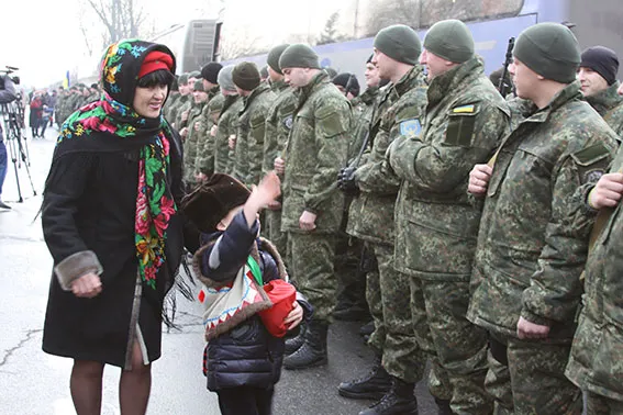 Вінницькі міліціонери повернулися із зони АТО (Фоторепортаж) + (Відео) — фото 7