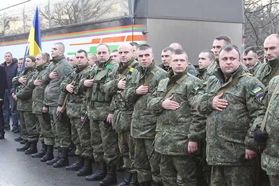 Вінницькі міліціонери повернулися із зони АТО (Фоторепортаж) + (Відео) — фото 8