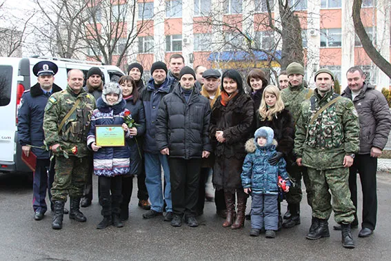 Вінницькі міліціонери повернулися із зони АТО (Фоторепортаж) + (Відео) — фото 10